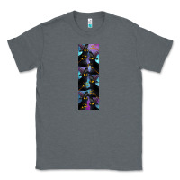Charcoal Heather Black Cat Halloween Classic Tee - LillyAllenDesigns