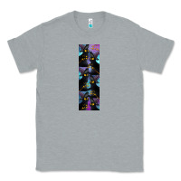 Heather Grey Black Cat Halloween Classic Tee - LillyAllenDesigns