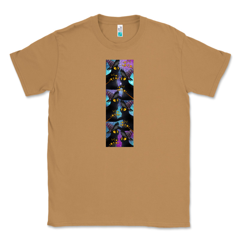Black Cat Halloween Classic Tee by LillyAllenDesigns | Teevron