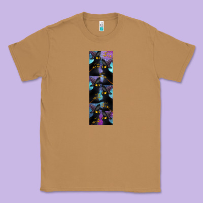 Black Cat Halloween Classic Tee Designed By Lillyallendesigns