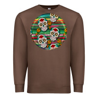 Chestnut hispanic heritage month round earrings 4 Premium Sweatshirt - BundleAndBundleShop