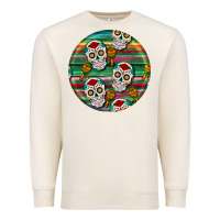 Sandshell hispanic heritage month round earrings 4 Premium Sweatshirt - BundleAndBundleShop