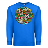 True Royal hispanic heritage month round earrings 4 Premium Sweatshirt - BundleAndBundleShop