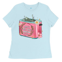 Baby Blue let s get this bread malia Ladies Tee - MaliasSmallBusiness
