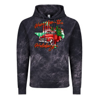 Cloud Black home for the holidays texas Vintage Hoodie - BarkalooDesign