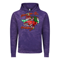 Cloud Purple home for the holidays texas Vintage Hoodie - BarkalooDesign