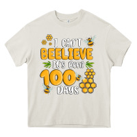 Cream i cant beelieve its been 100 days Heavy Core Tee - MaliasSmallBusiness