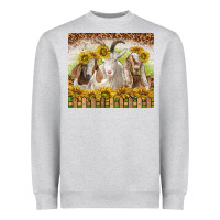 Heather Grey goats Heavyweight Sweatshirt - TumblerDesignByShophia