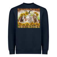 Navy goats Heavyweight Sweatshirt - TumblerDesignByShophia