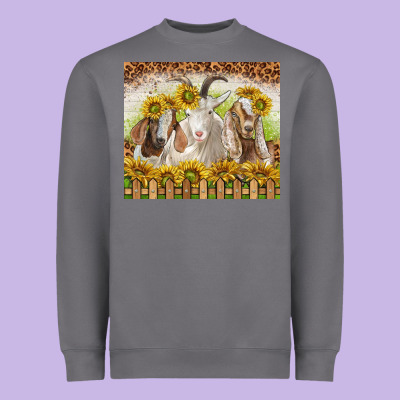 Goats Heavyweight Sweatshirt Designed By Tumblerdesignbyshophia