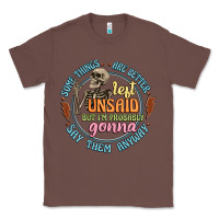 Chestnut some things are better left unsaid Classic Tee - Artiststas