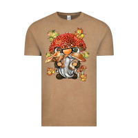 Mushroom Gnome Vintage Tee | Teevron