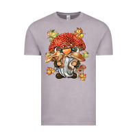 Vintage Zinc mushroom gnome Vintage Tee - BarkalooDesign