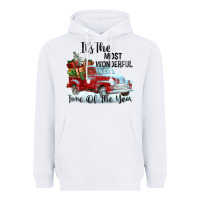 White it's the most wonderful time of the year Heavyweight Hoodie - FaDigitalArtStudio