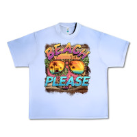 Grape Ice becach please Urban Heavy Tee - BarkalooDesign