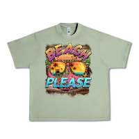 Oil Green becach please Urban Heavy Tee - BarkalooDesign
