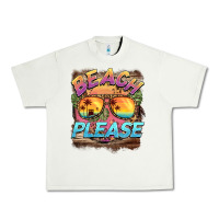 Pistachio becach please Urban Heavy Tee - BarkalooDesign