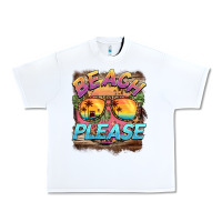 White becach please Urban Heavy Tee - BarkalooDesign