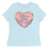 Baby Blue self love is the best kind of love malias Ladies Tee - MaliasSmallBusiness