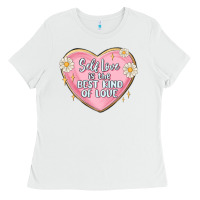 White self love is the best kind of love malias Ladies Tee - MaliasSmallBusiness