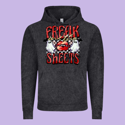 Freak In The Sheets Vintage Hoodie Designed By Barkaloodesign