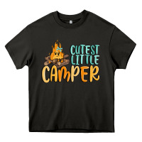 Asphalt cutest little camper Heavy Core Tee - MaliasSmallBusiness