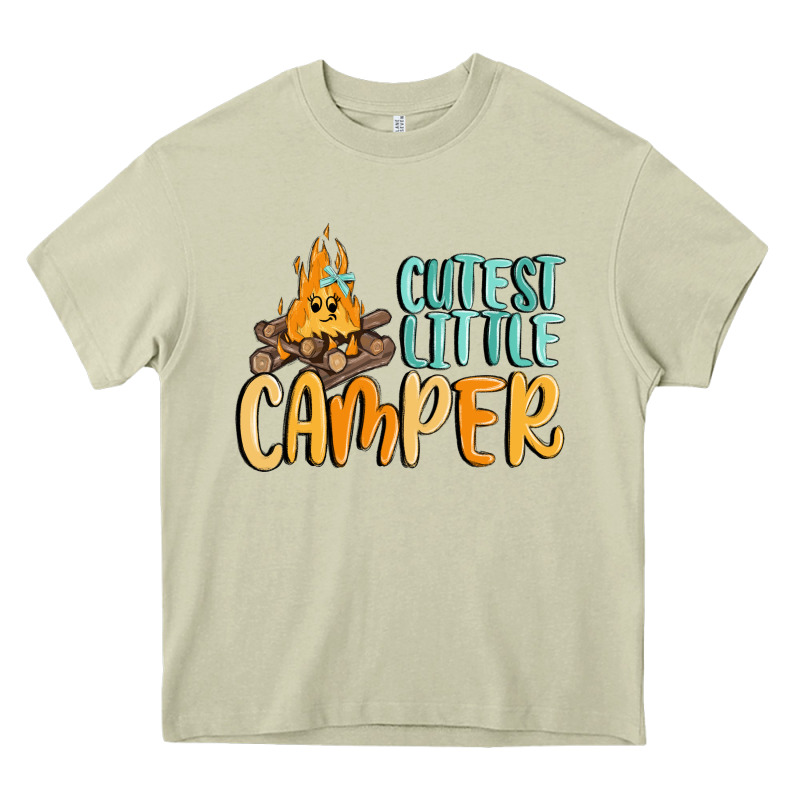 Cutest Little Camper Heavy Core Tee by MaliasSmallBusiness | Teevron