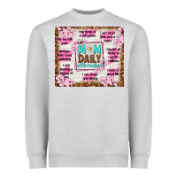 Heather Grey mom daily affirmation Heavyweight Sweatshirt - TumblerDesignByShophia