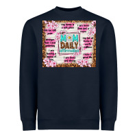 Navy mom daily affirmation Heavyweight Sweatshirt - TumblerDesignByShophia