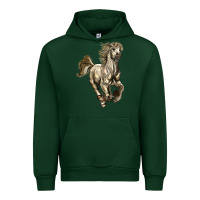 Foreset Green percheron horse Urban Hoodie - LillyAllenDesigns