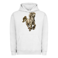Pigment Lunar Rock percheron horse Urban Hoodie - LillyAllenDesigns