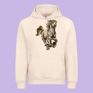 Percheron Horse Urban Hoodie Designed By Lillyallendesigns