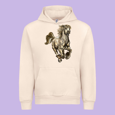 Percheron Horse Urban Hoodie Designed By Lillyallendesigns