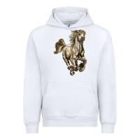White percheron horse Urban Hoodie - LillyAllenDesigns