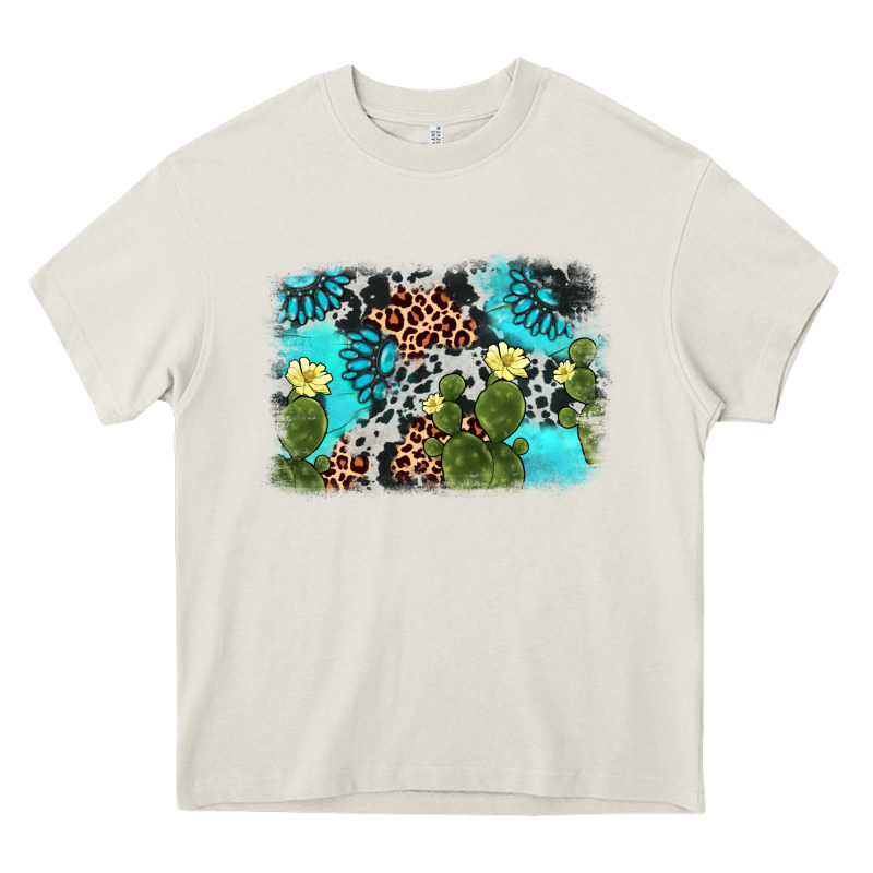 Cactus Gemstone Background Heavy Core Tee by AdoDesignShop | Teevron