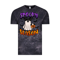 Cloud Black spooky season Vintage Tee - BarkalooDesign
