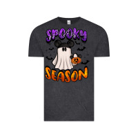 Vintage Black spooky season Vintage Tee - BarkalooDesign