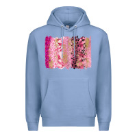 Colony Blue cancer brushstroke Premium Hoodie - FaDigitalArtStudio