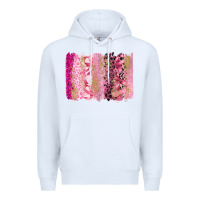 White cancer brushstroke Premium Hoodie - FaDigitalArtStudio