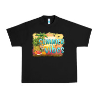 Summer Vibes Sunset And Fruits Urban Heavy Tee | Teevron