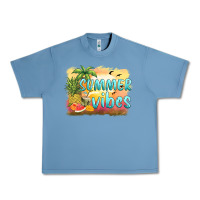 Pebble Blue summer vibes sunset and fruits Urban Heavy Tee - BarkalooDesign