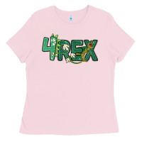 Bubblegum Pink four rex Ladies Tee - MaliasSmallBusiness