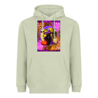 Matcha witchy cat Heavyweight Hoodie - BundleAndBundleShop