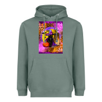 Sage witchy cat Heavyweight Hoodie - BundleAndBundleShop