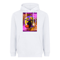 White witchy cat Heavyweight Hoodie - BundleAndBundleShop