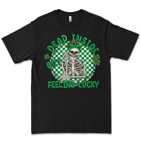 Black dead inside but feeling lucky Premium Tee - MaliasSmallBusiness