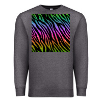 Charcoal Heather zebra glitter seamless pattern Premium Sweatshirt - BundleAndBundleShop