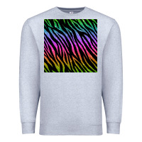 Heather Grey zebra glitter seamless pattern Premium Sweatshirt - BundleAndBundleShop
