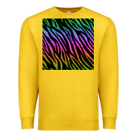 Lemon zebra glitter seamless pattern Premium Sweatshirt - BundleAndBundleShop