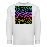 Oatmeal Heather zebra glitter seamless pattern Premium Sweatshirt - BundleAndBundleShop